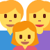 family: man, woman, girl 👨‍👩‍👧 Discord emoji — free static PNG download