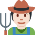 farmer: light skin tone 🧑🏻‍🌾 Discord emoji - free download