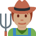 farmer: medium skin tone 🧑🏽‍🌾 Discord emoji - free download