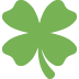 four leaf clover 🍀 Discord emoji — free static PNG download