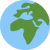 globe showing Europe-Africa 🌍 Discord emoji - free download