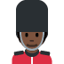 guard: dark skin tone 💂🏿 Discord emoji — free static PNG download