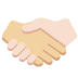 handshake: medium-light skin tone, light skin tone 🫱🏼‍🫲🏻 Discord emoji — free static PNG download