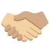 handshake: medium-light skin tone, medium skin tone 🫱🏼‍🫲🏽 Discord emoji — free static PNG download