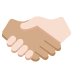 handshake: medium skin tone, light skin tone 🫱🏽‍🫲🏻 Discord emoji — free static PNG download