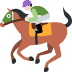 horse racing: light skin tone 🏇🏻 Discord emoji — free static PNG download
