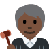 judge: dark skin tone 🧑🏿‍⚖️ Discord emoji - free download