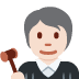 judge: light skin tone 🧑🏻‍⚖️ Discord emoji - free download