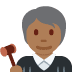 judge: medium-dark skin tone 🧑🏾‍⚖️ Discord emoji - free download