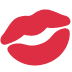 kiss mark 💋 Discord emoji — free static PNG download
