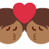 kiss: medium-dark skin tone 💏🏾 Discord emoji — free static PNG download