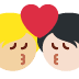kiss: person, person, medium-light skin tone, light skin tone 🧑🏼‍❤️‍💋‍🧑🏻 Discord emoji — free static PNG download