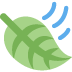 leaf fluttering in wind 🍃 Discord emoji — free static PNG download