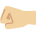 left-facing fist: medium-light skin tone 🤛🏼 Discord emoji — free static PNG download