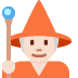 mage: light skin tone 🧙🏻 Discord emoji — free static PNG download