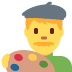 man artist 👨‍🎨 Discord emoji — free static PNG download