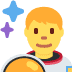 man astronaut 👨‍🚀 Discord emoji — free static PNG download