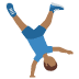 man cartwheeling: medium-dark skin tone 🤸🏾‍♂️ Discord emoji — free static PNG download