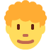 man: curly hair 👨‍🦱 Discord emoji — free static PNG download