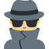 man detective: medium-light skin tone 🕵🏼‍♂️ Discord emoji — free static PNG download