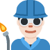 man factory worker: light skin tone 👨🏻‍🏭 Discord emoji — free static PNG download