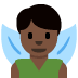 man fairy: dark skin tone 🧚🏿‍♂️ Discord emoji — free static PNG download