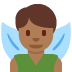 man fairy: medium-dark skin tone 🧚🏾‍♂️ Discord emoji — free static PNG download