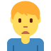 man frowning 🙍‍♂️ Discord emoji — free static PNG download