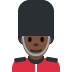 man guard: dark skin tone 💂🏿‍♂️ Discord emoji — free static PNG download