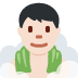 man in steamy room: light skin tone 🧖🏻‍♂️ Discord emoji — free static PNG download