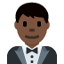 man in tuxedo: dark skin tone 🤵🏿‍♂️ Discord emoji — free static PNG download