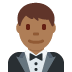 man in tuxedo: medium-dark skin tone 🤵🏾‍♂️ Discord emoji — free static PNG download