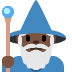 man mage: dark skin tone 🧙🏿‍♂️ Discord emoji — free static PNG download