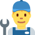 man mechanic 👨‍🔧 Discord emoji - free download