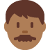 man: medium-dark skin tone 👨🏾 Discord emoji — free static PNG download