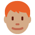 man: medium skin tone, red hair 👨🏽‍🦰 Discord emoji — free static PNG download