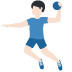 man playing handball: light skin tone 🤾🏻‍♂️ Discord emoji — free static PNG download