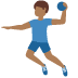 man playing handball: medium-dark skin tone 🤾🏾‍♂️ Discord emoji — free static PNG download
