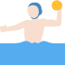 man playing water polo: light skin tone 🤽🏻‍♂️ Discord emoji — free static PNG download