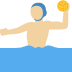 man playing water polo: medium-light skin tone 🤽🏼‍♂️ Discord emoji — free static PNG download