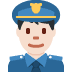 man police officer: light skin tone 👮🏻‍♂️ Discord emoji — free static PNG download
