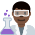 man scientist: dark skin tone 👨🏿‍🔬 Discord emoji — free static PNG download