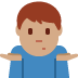 man shrugging: medium skin tone 🤷🏽‍♂️ Discord emoji — free static PNG download