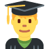 man student 👨‍🎓 Discord emoji — free static PNG download