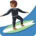 man surfing: medium-dark skin tone 🏄🏾‍♂️ Discord emoji — free static PNG download