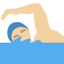 man swimming: medium-light skin tone 🏊🏼‍♂️ Discord emoji — free static PNG download