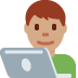man technologist: medium skin tone 👨🏽‍💻 Discord emoji — free static PNG download
