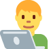 man technologist 👨‍💻 Discord emoji — free static PNG download