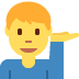 man tipping hand 💁‍♂️ Discord emoji — free static PNG download