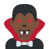 man vampire: dark skin tone 🧛🏿‍♂️ Discord emoji — free static PNG download
